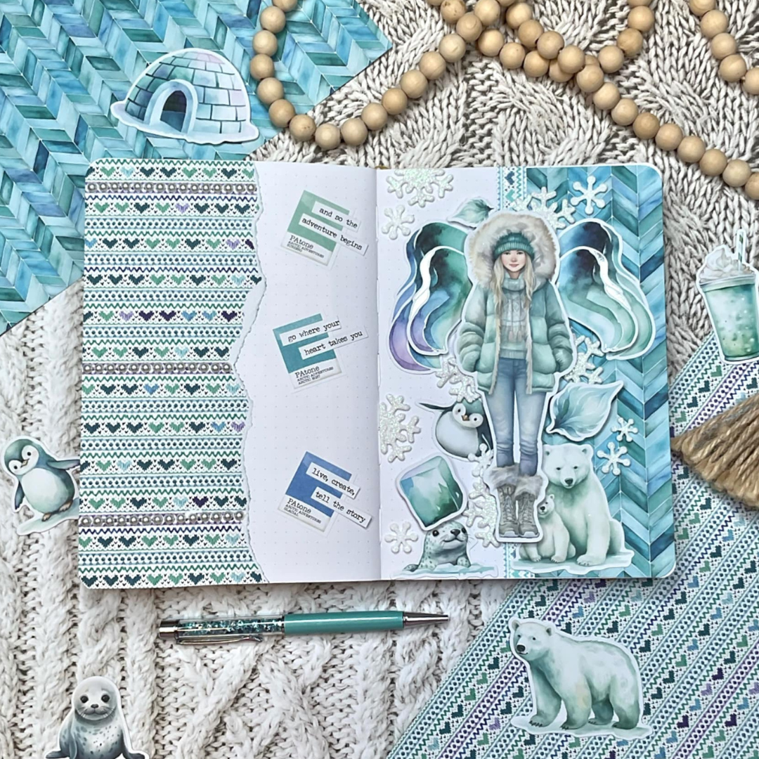 Arctic Adventures Torn Washi Tape