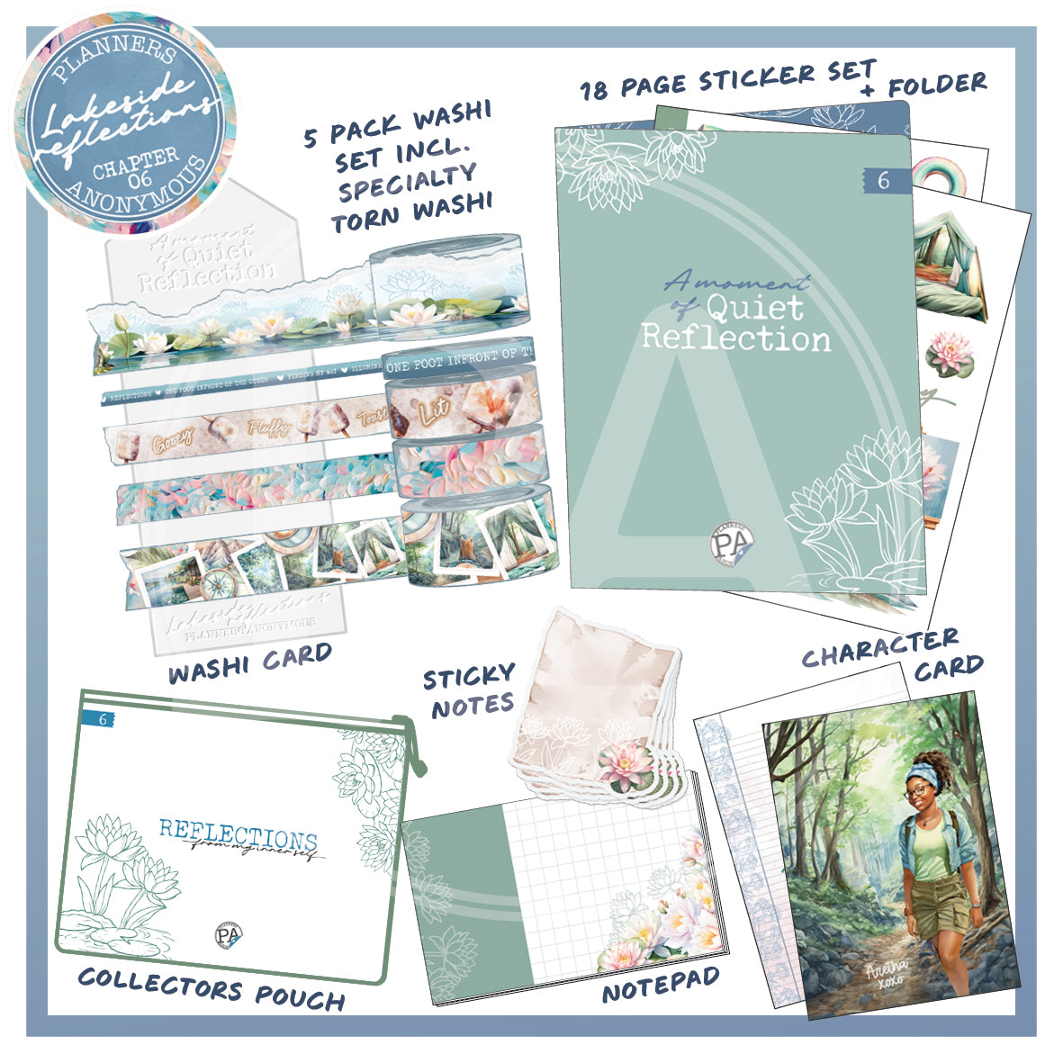 CH06: Lakeside Reflections Planner Lover Kit