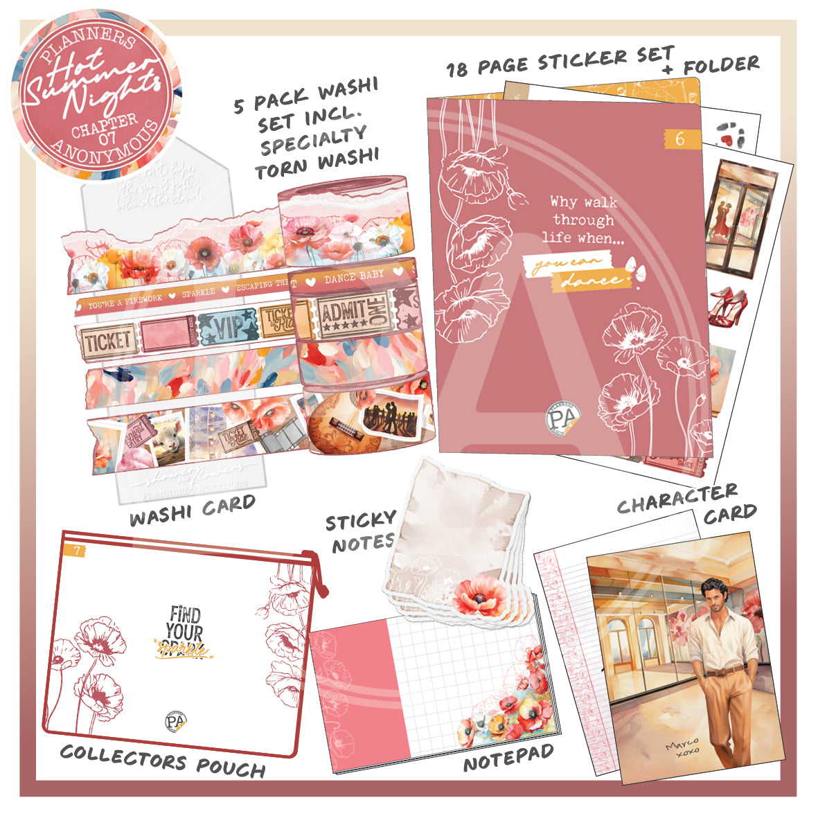 CH07: Hot Summer Nights Planner Lover Kit