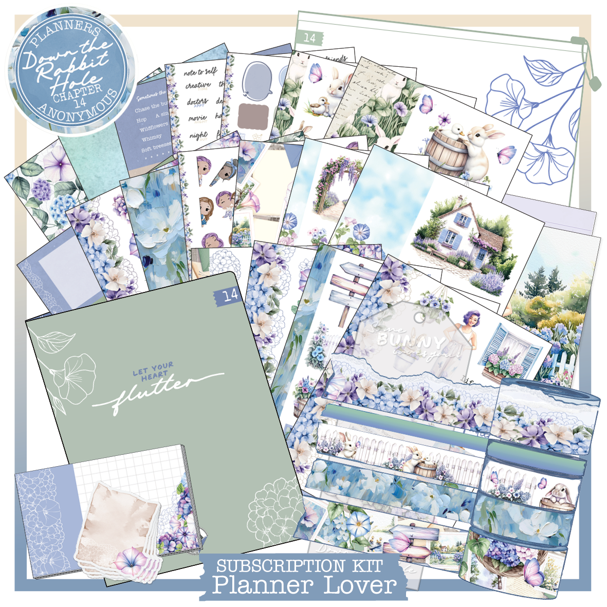 CH14: Down the Rabbit Hole Planner Lover Kit