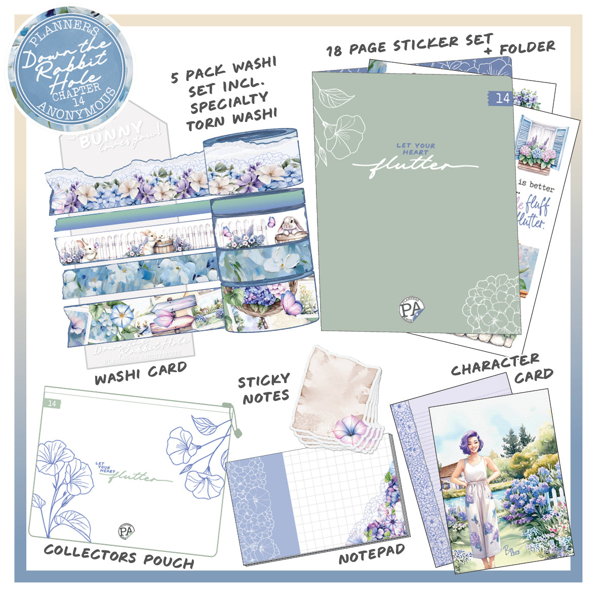 CH14: Down the Rabbit Hole Planner Lover Kit
