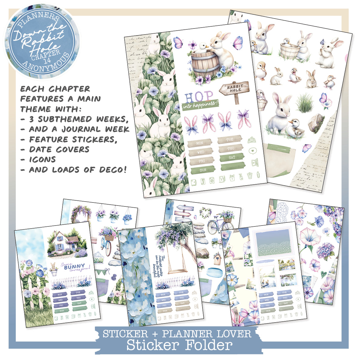 CH14: Down the Rabbit Hole Planner Lover Kit