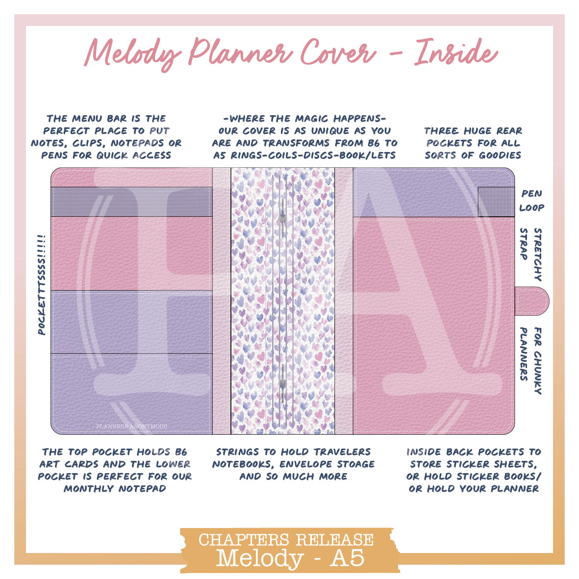 Chapters: New Dawn - A5 Melody Planner Cover