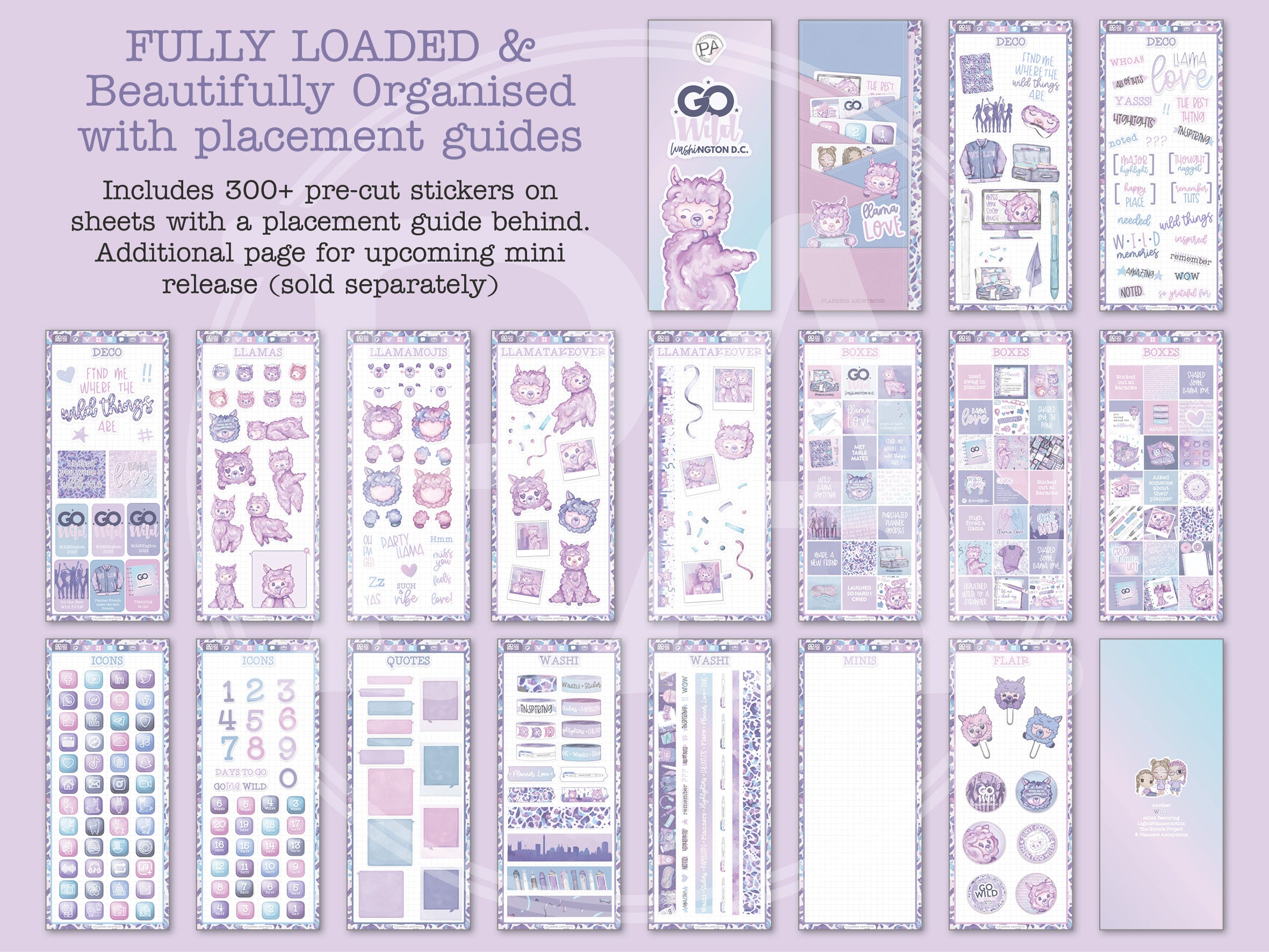 Go Wild DC '23 Fully Loaded - Goodnotes Sticker Pack