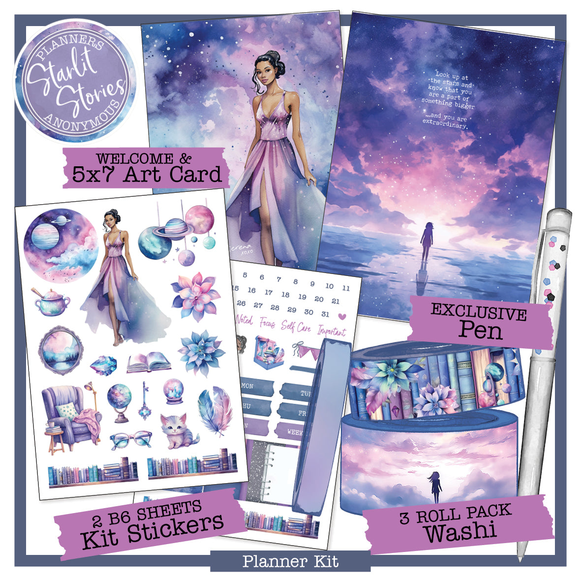 Starlit Stories Planner Kit