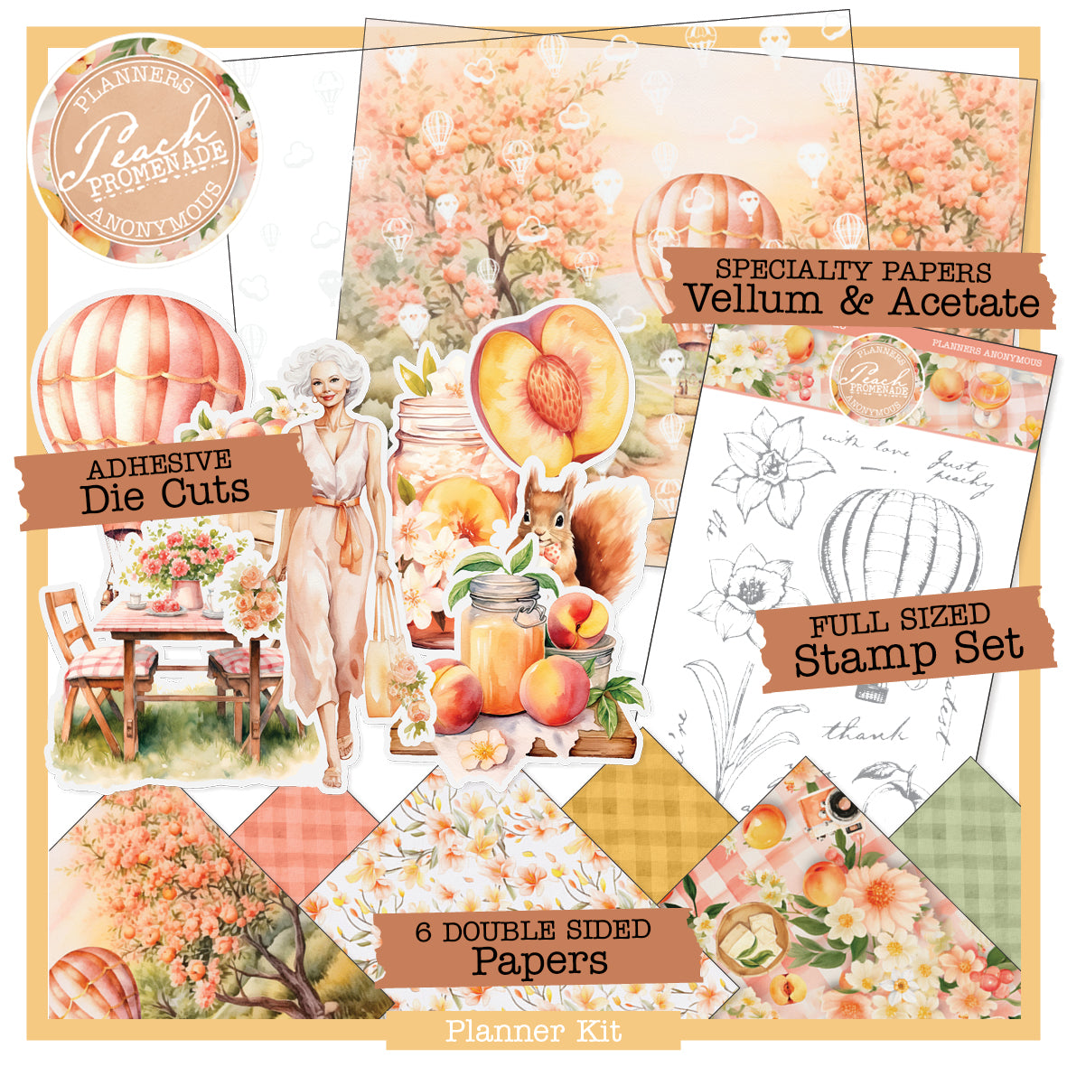 Peach Promenade Planner Kit