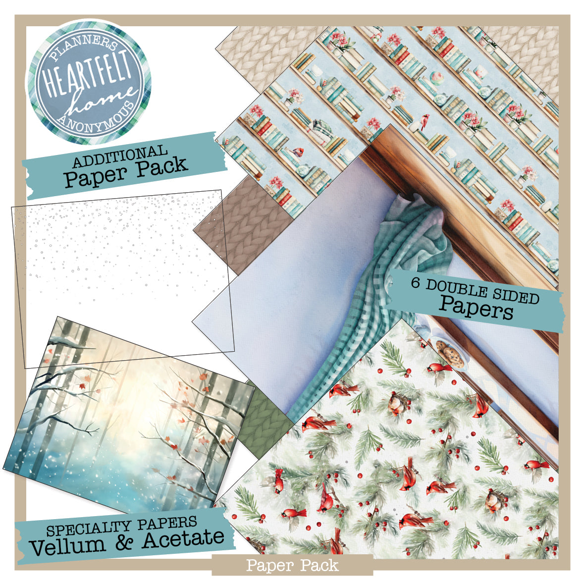 Heartfelt Home additional paper pack