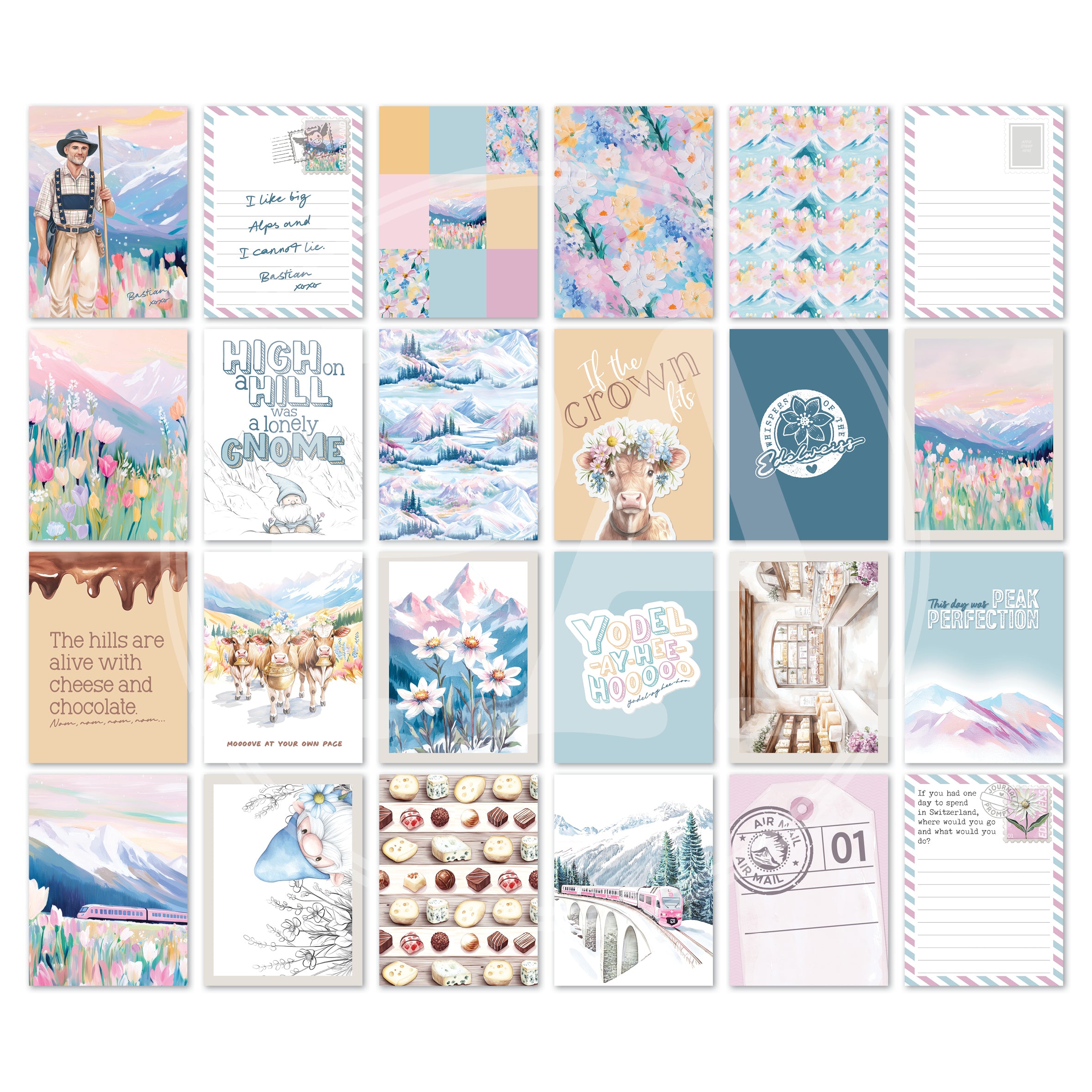 PC01: Yodel-Ay-Hee-Hoo Journal Card Printable