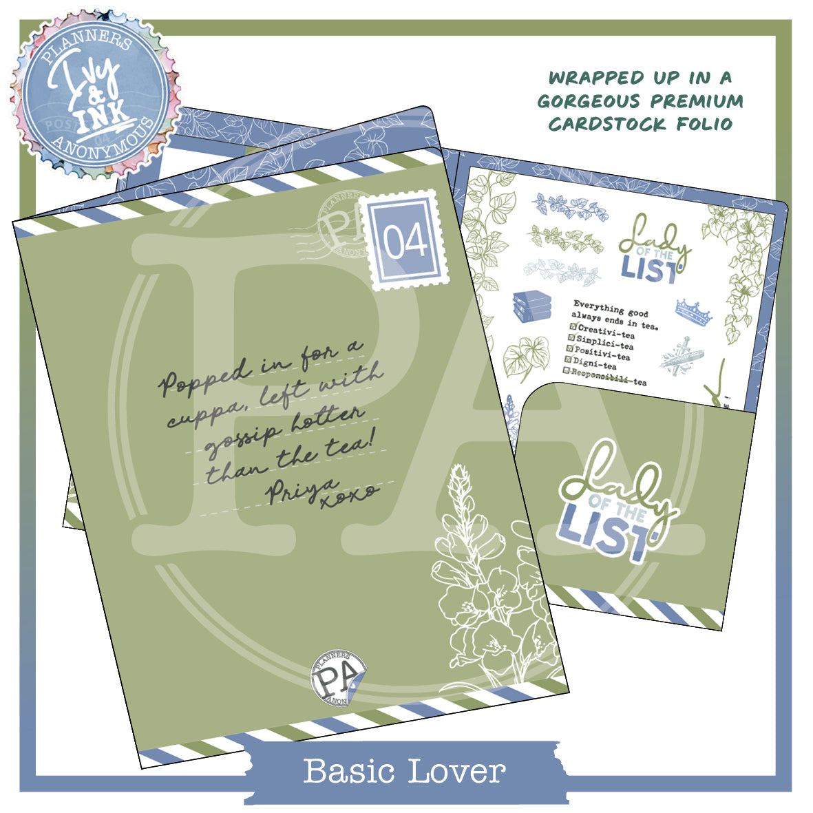 PC04: Ivy & Ink Basic Lover