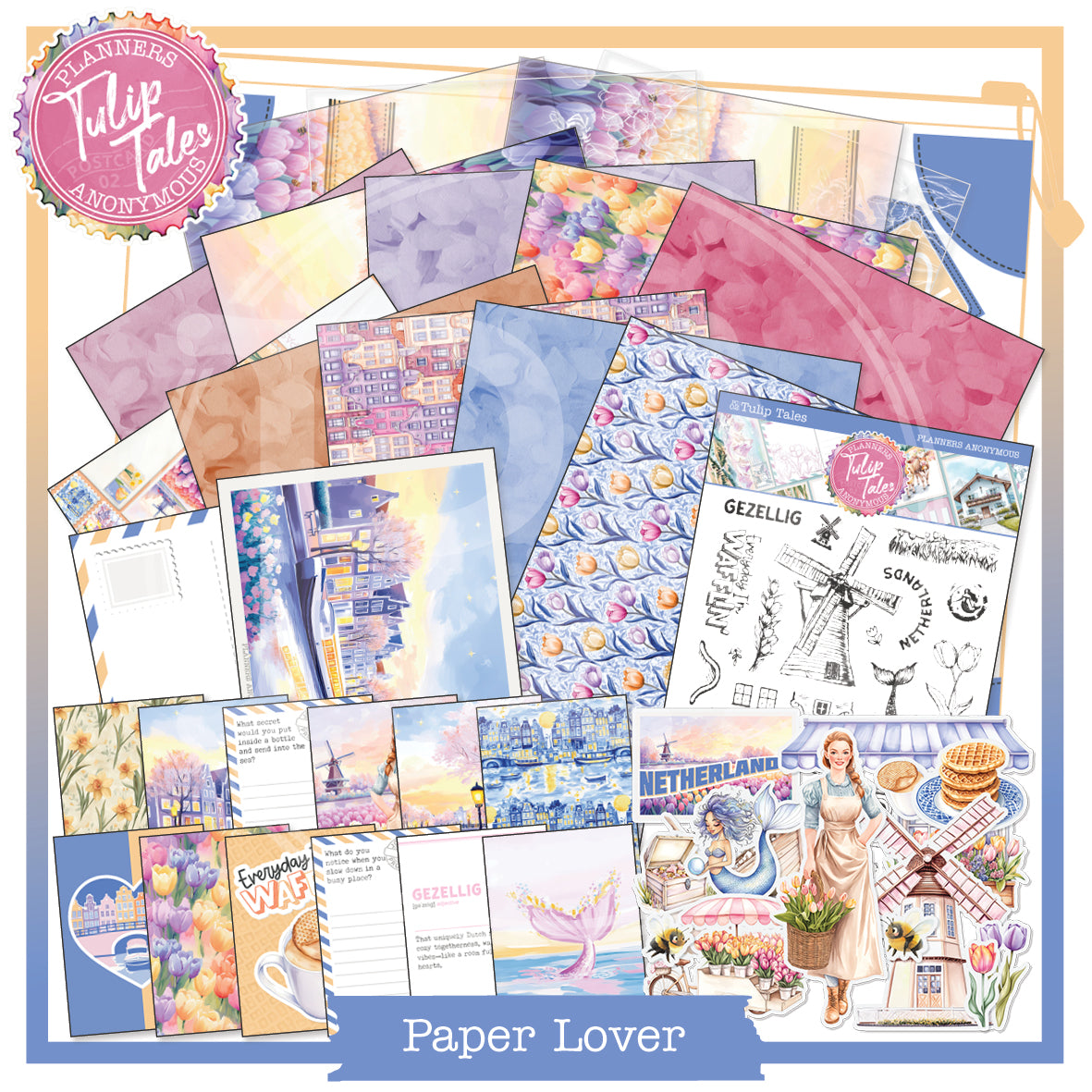PC02: Tulip Tales Paper Lover Kit