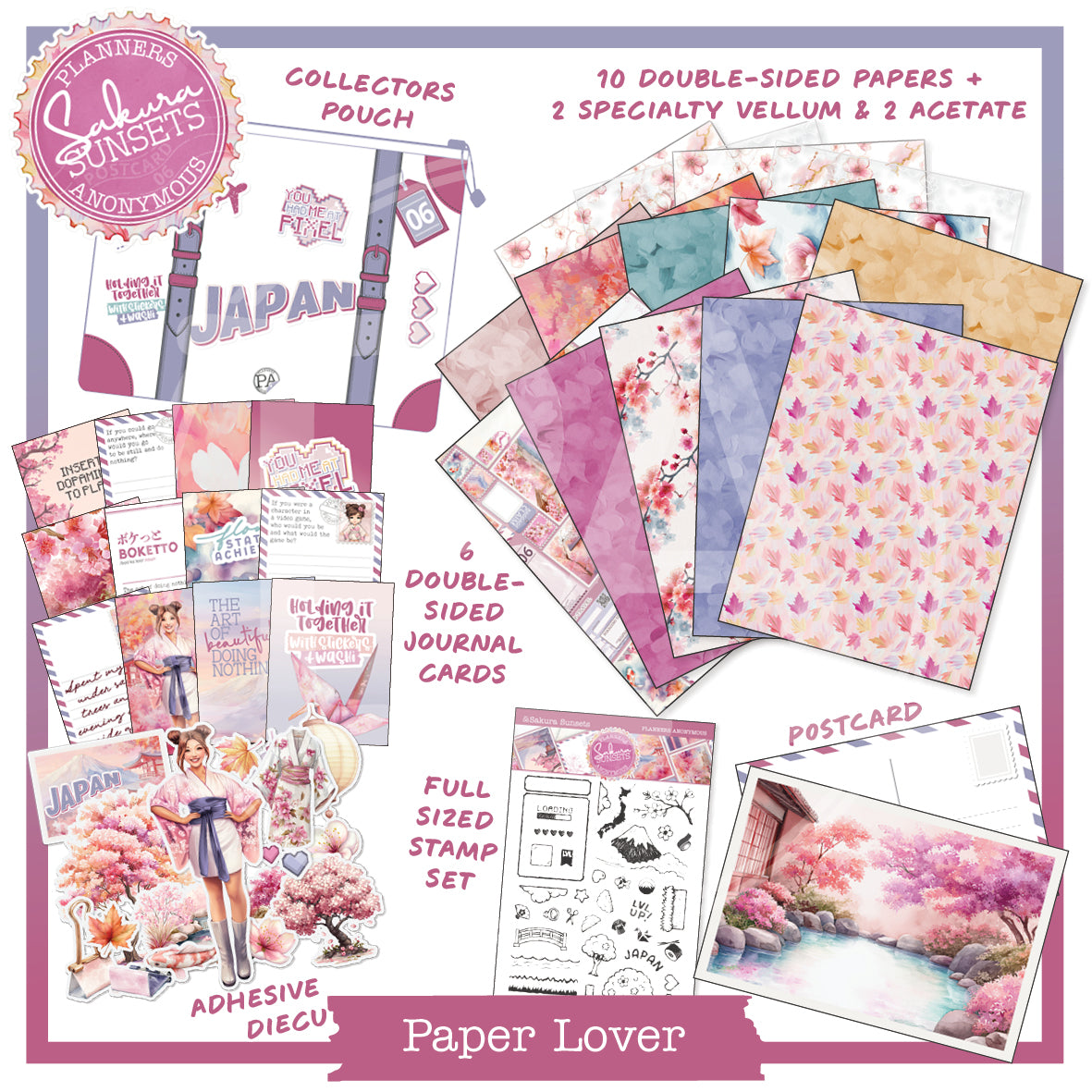 PC06: Sakura Sunsets Paper Lover Kit