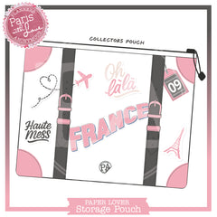 PC09: Paris with Love Storage Pouch - Large
