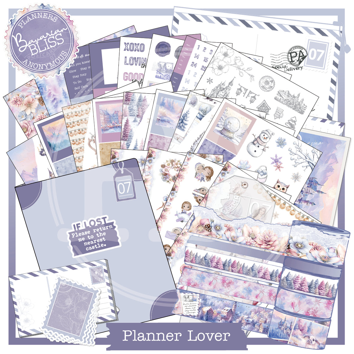 PC07: Bavarian Bliss Planner Lover Kit