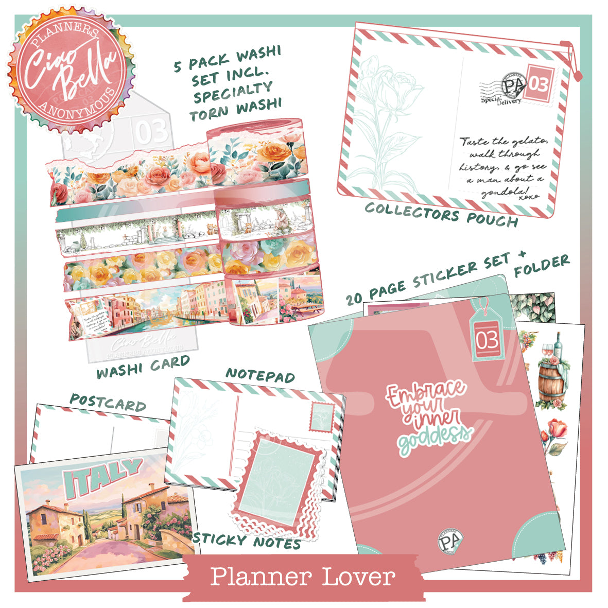 PC03: Ciao Bella Planner Lover Kit