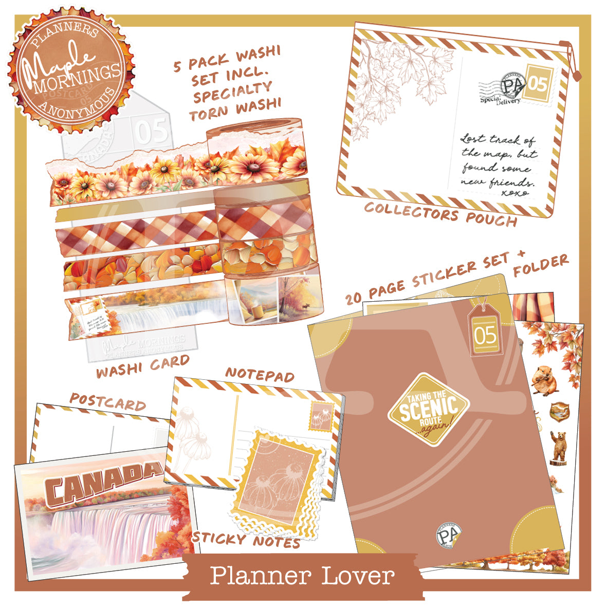 PC05: Maple Mornings Planner Lover Kit