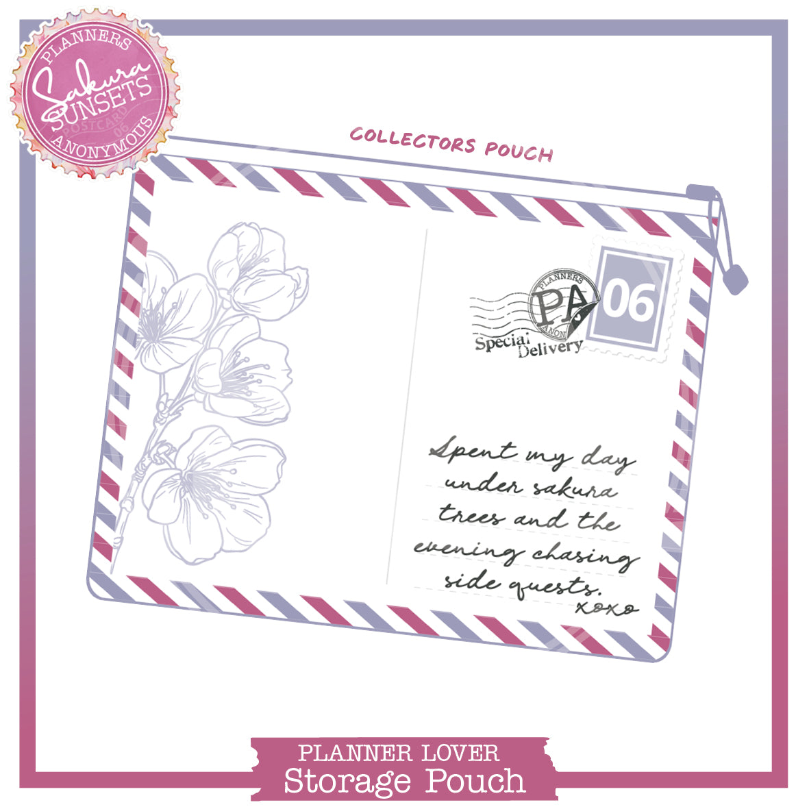 PC06: Sakura Sunsets Planner Lover Kit