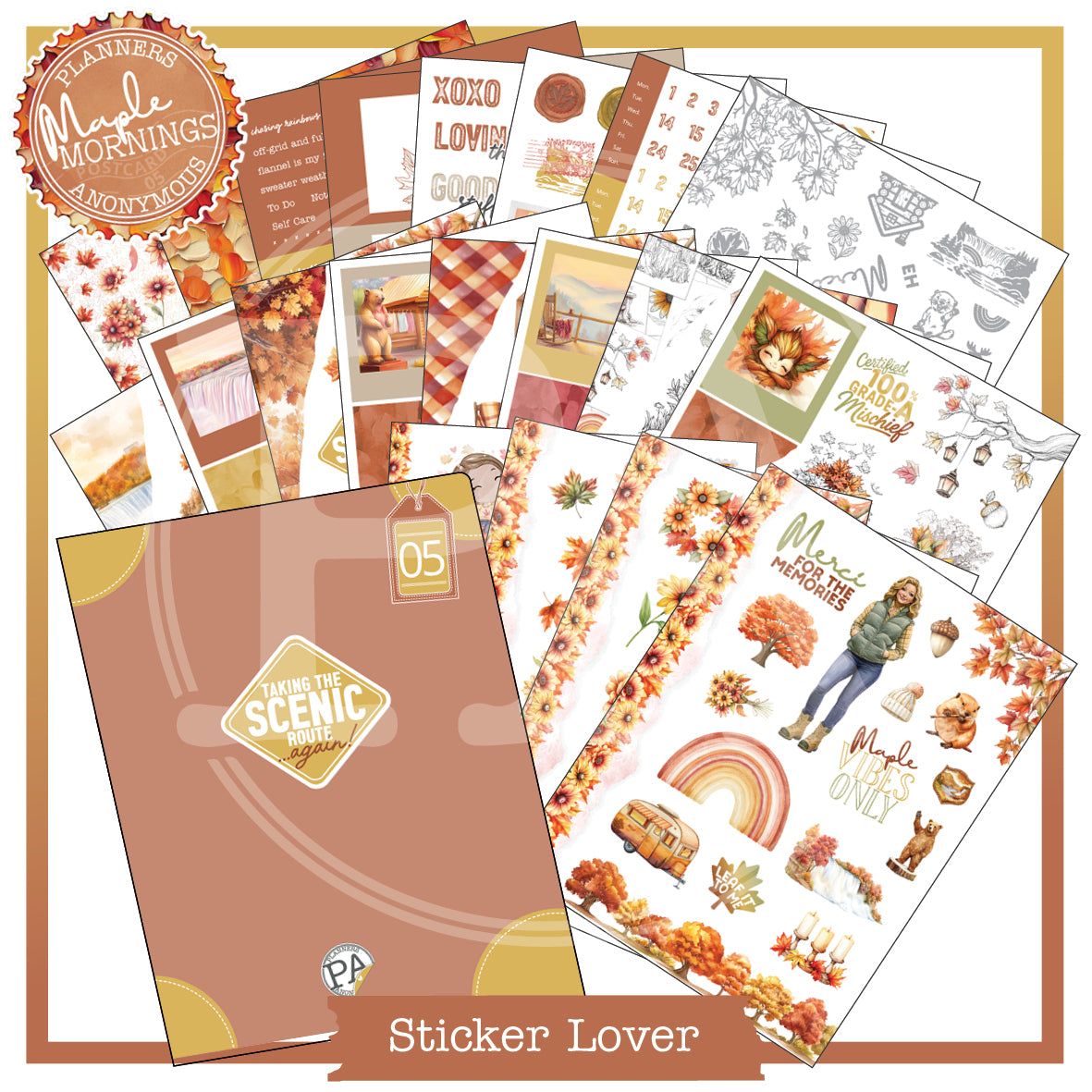 PC05: Maple Mornings Sticker Lover