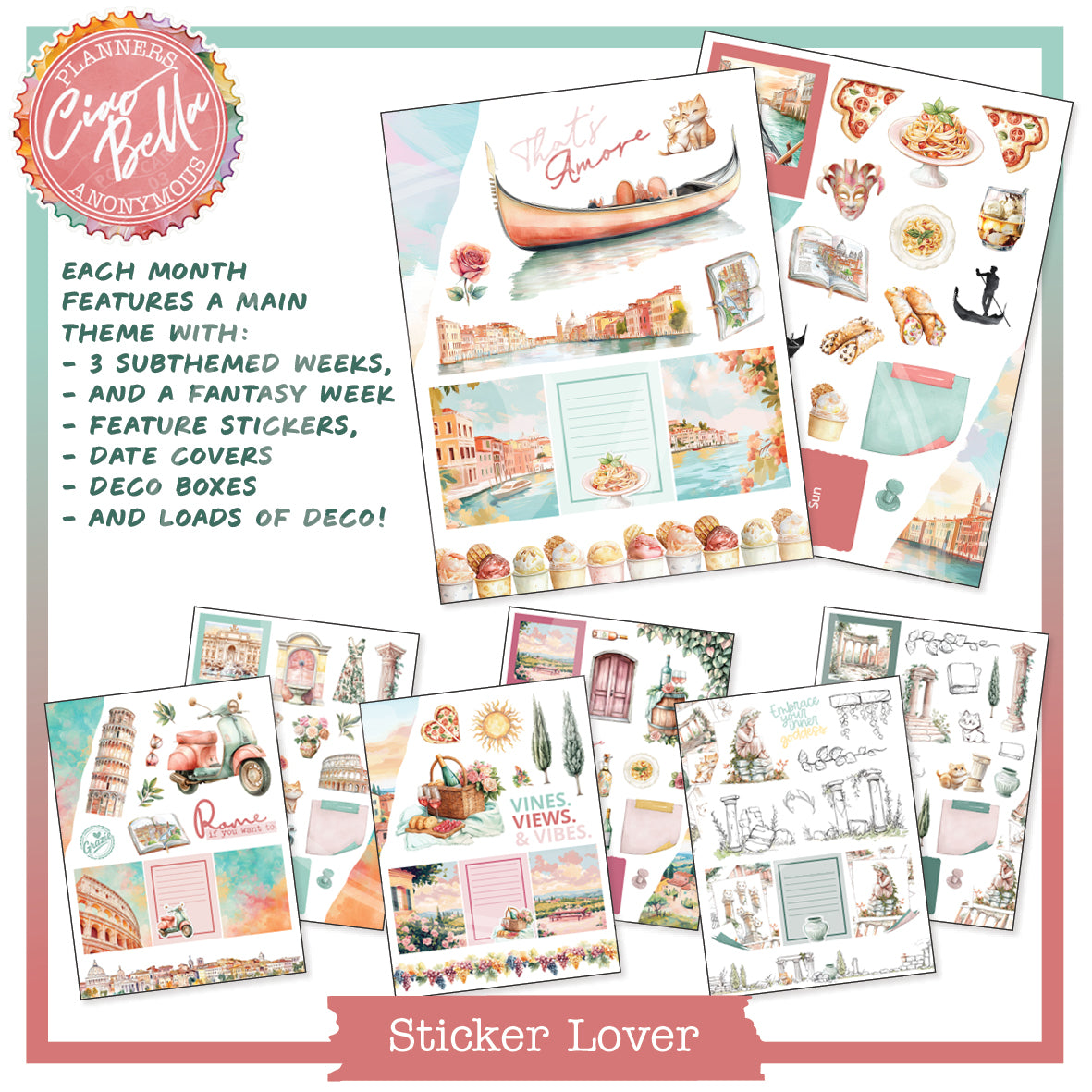 PC03: Ciao Bella Planner Lover Kit
