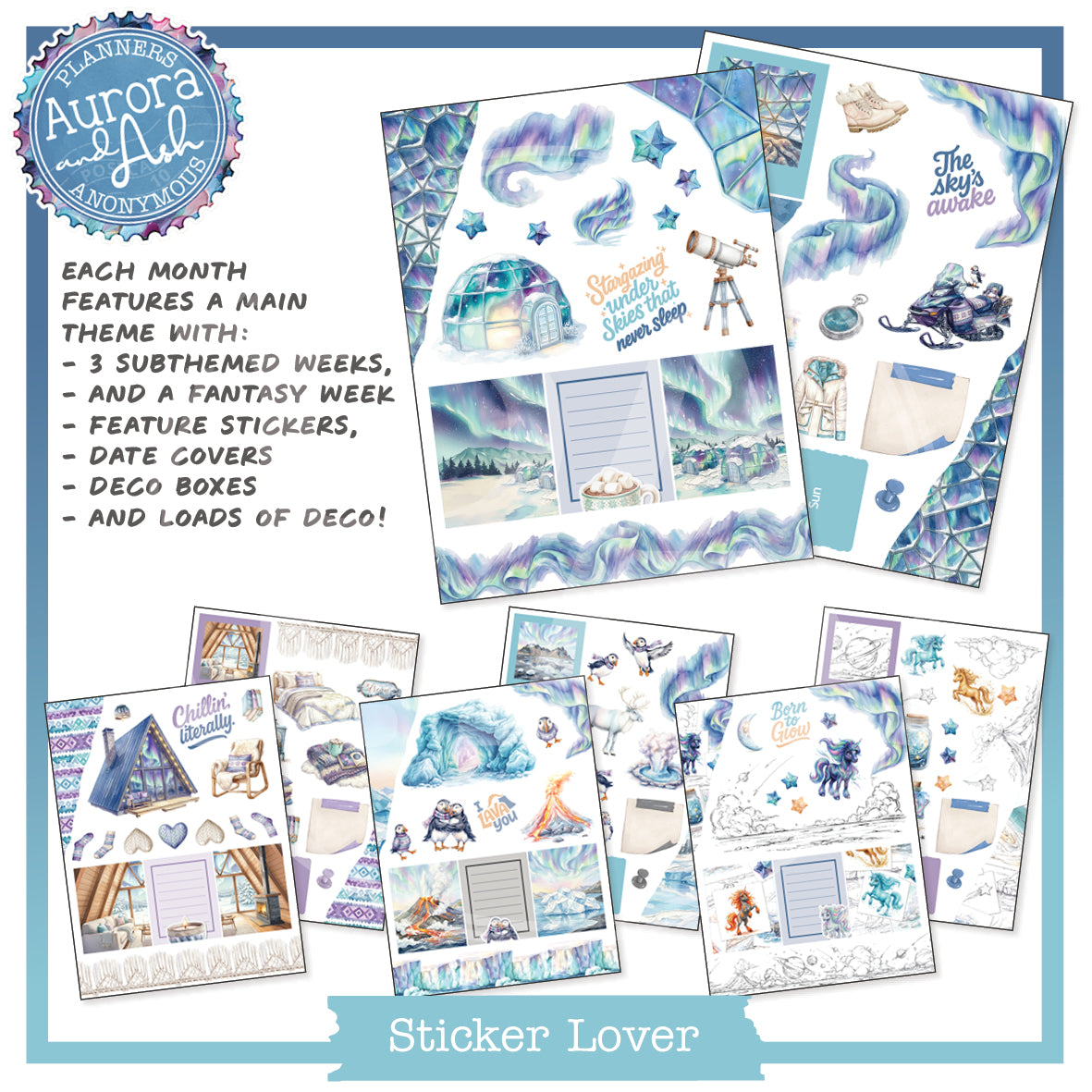 PC10: Aurora and Ash Sticker Lover