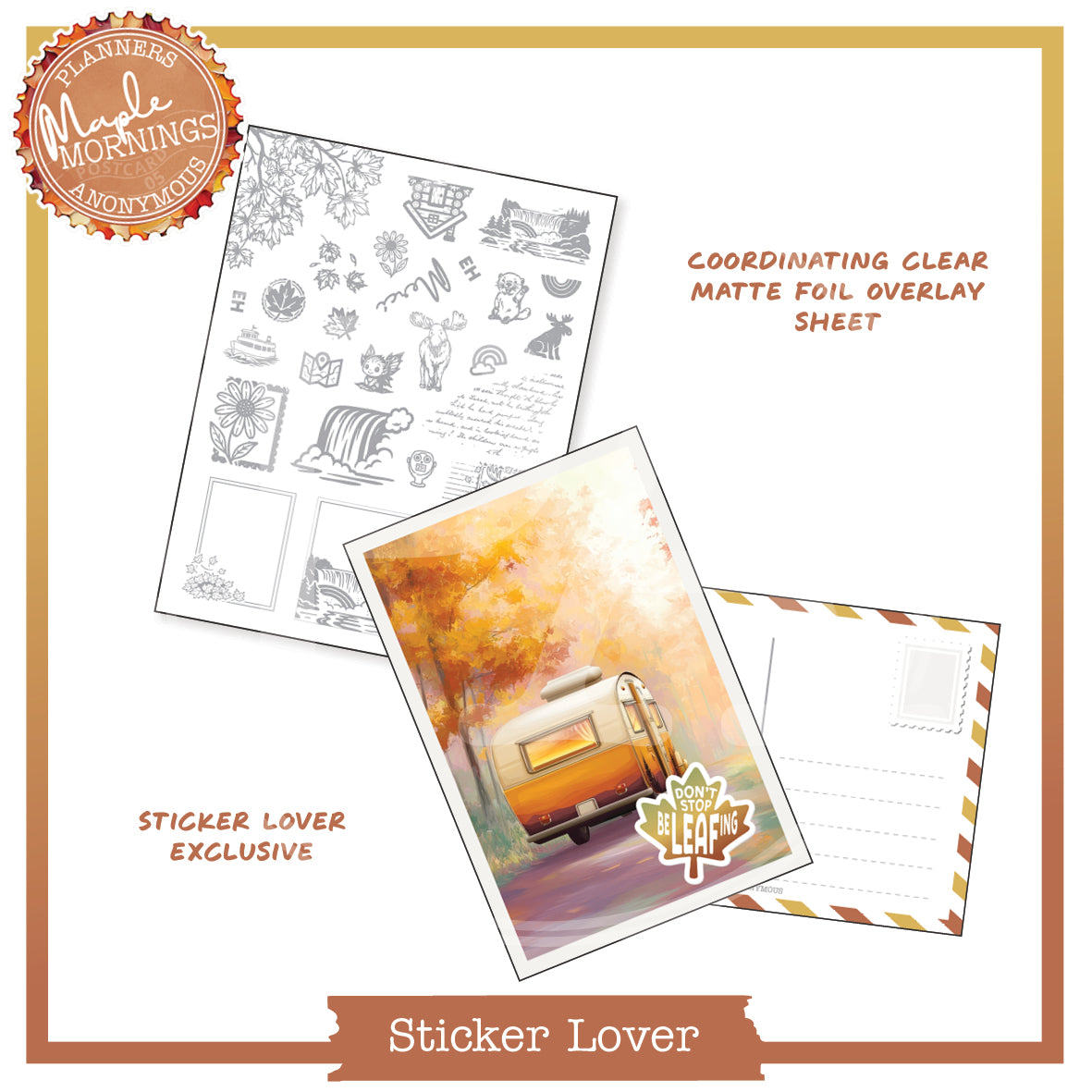 PC05: Maple Mornings Sticker Lover