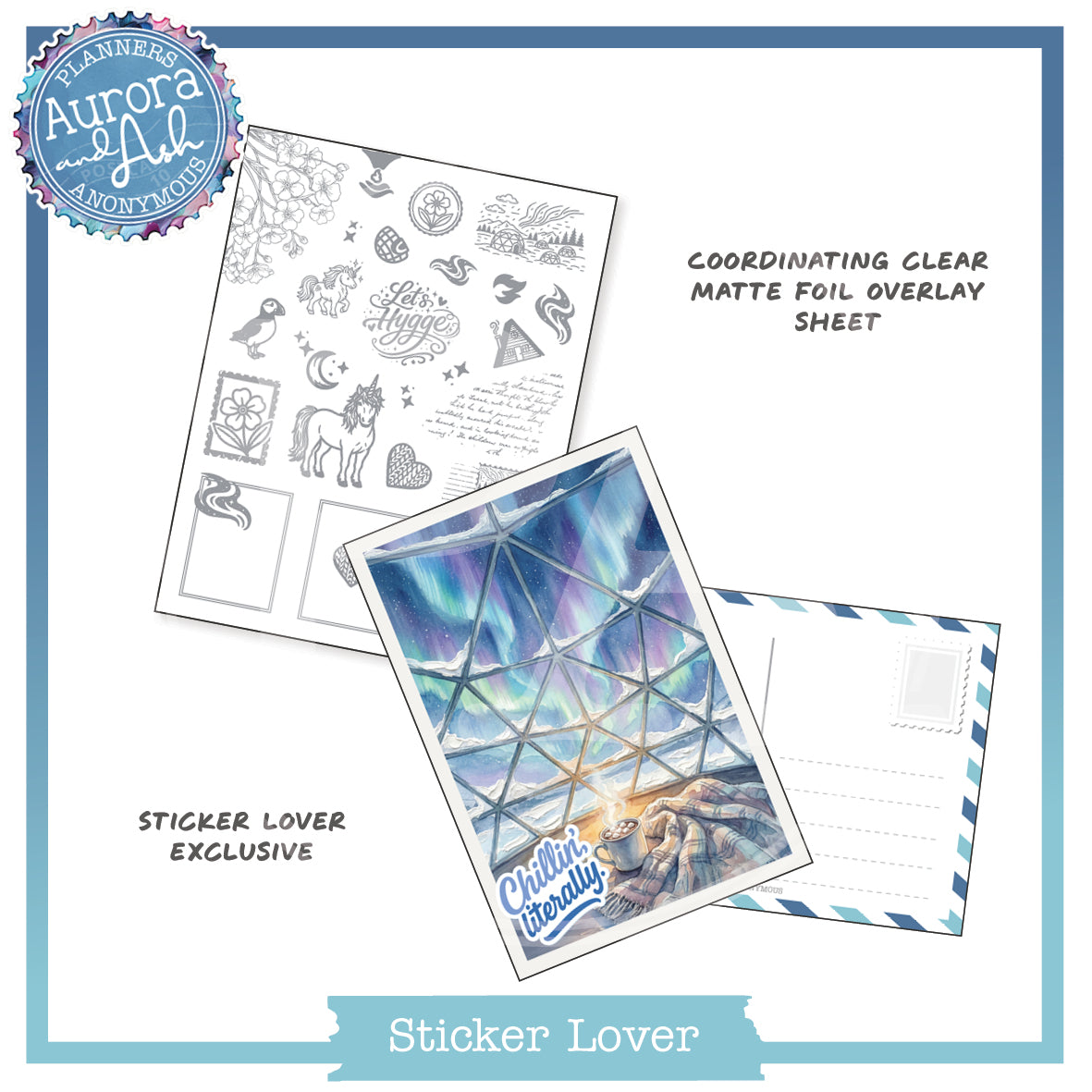 PC10: Aurora and Ash Sticker Lover