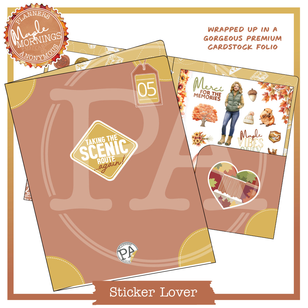 PC05: Maple Mornings Sticker Lover