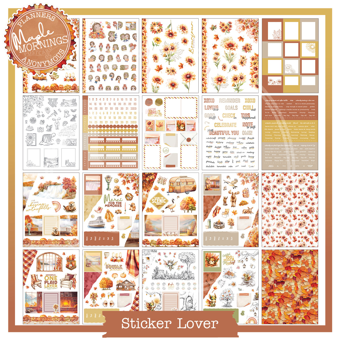 PC05: Maple Mornings Sticker Lover