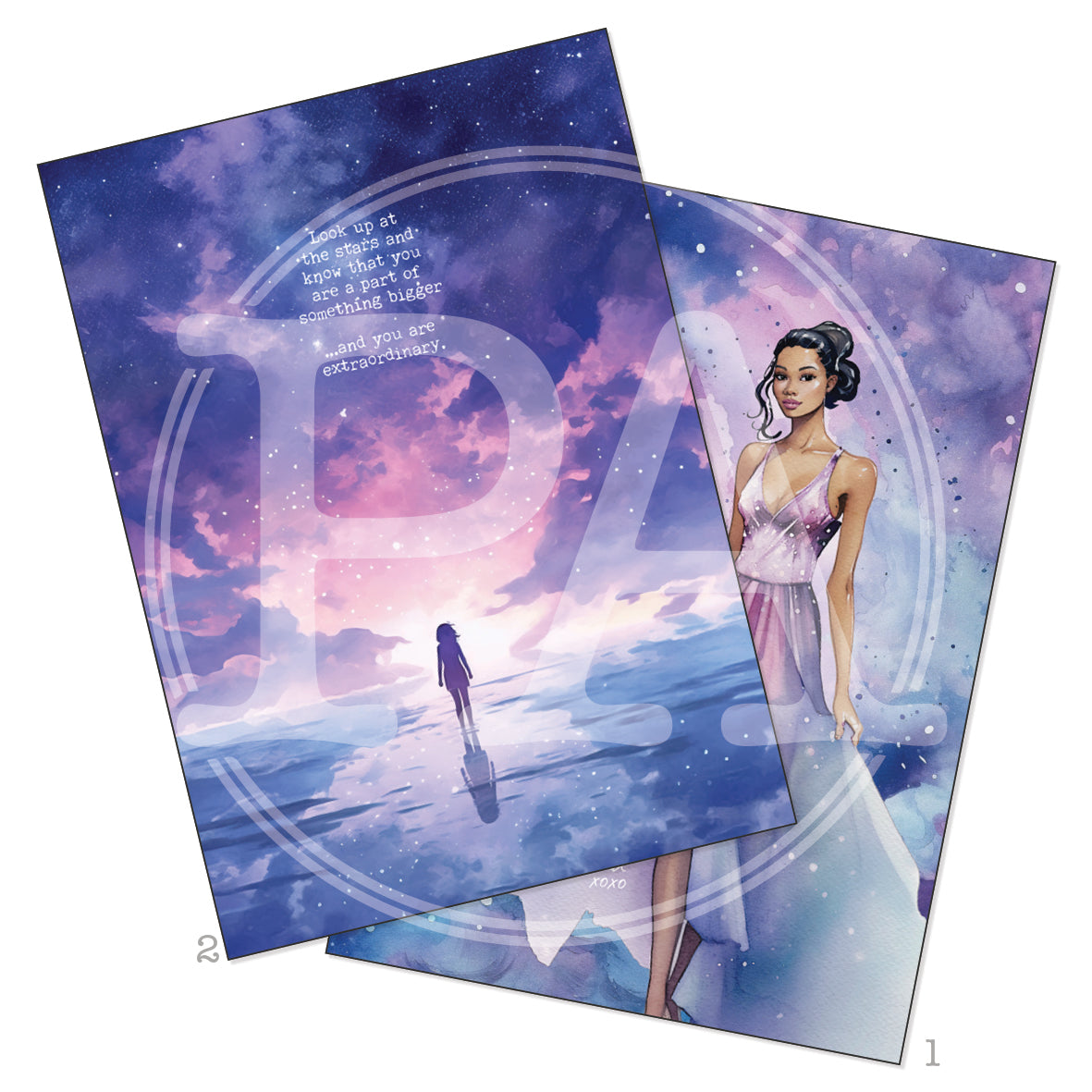 Starlit Stories Printable Art Card