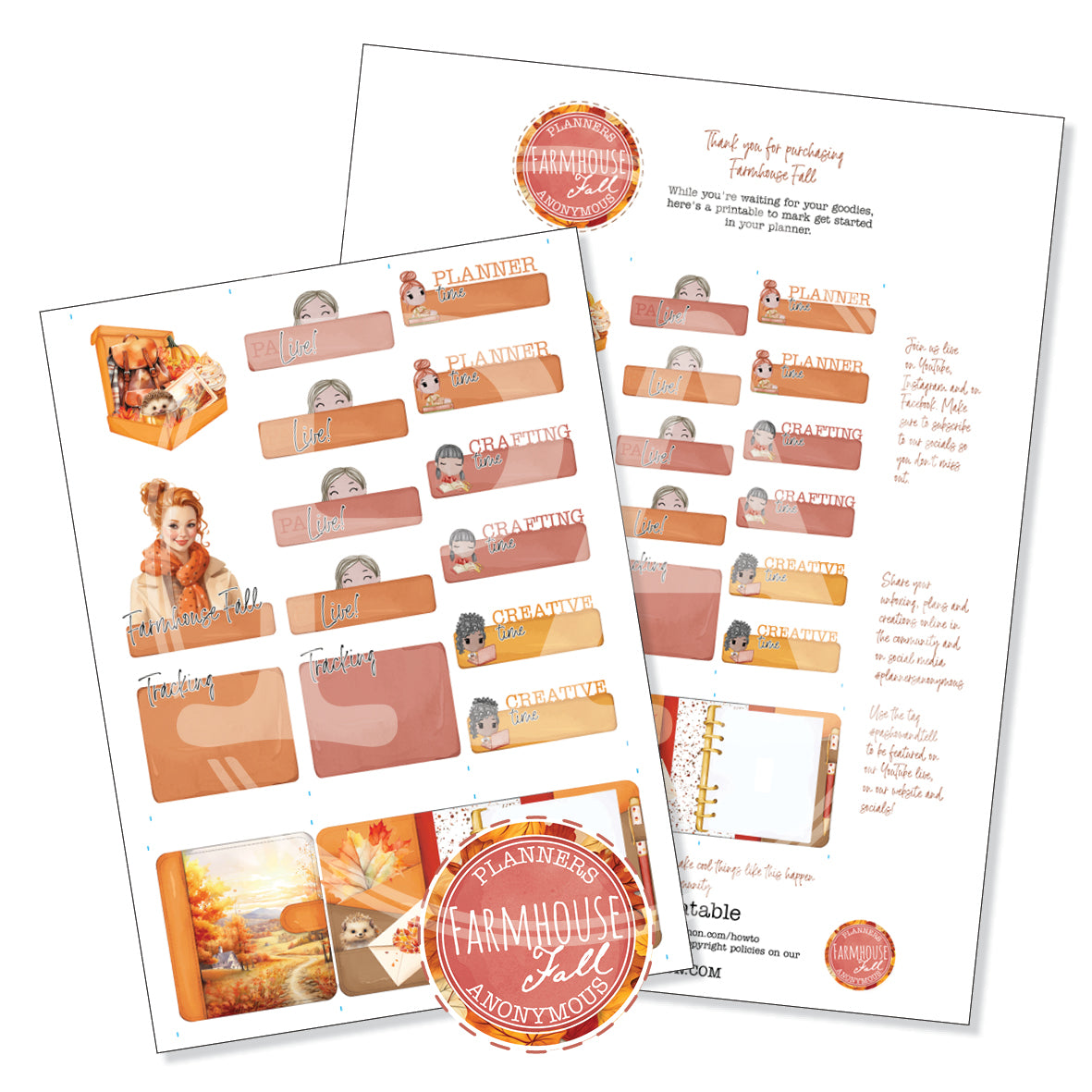 Farmhouse Fall Community Printable