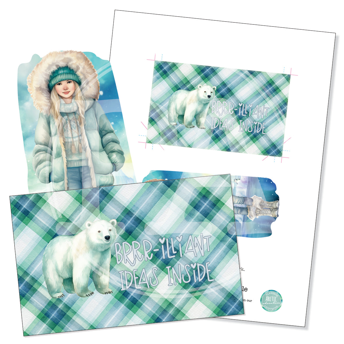 Arctic Adventure Pocket Printable