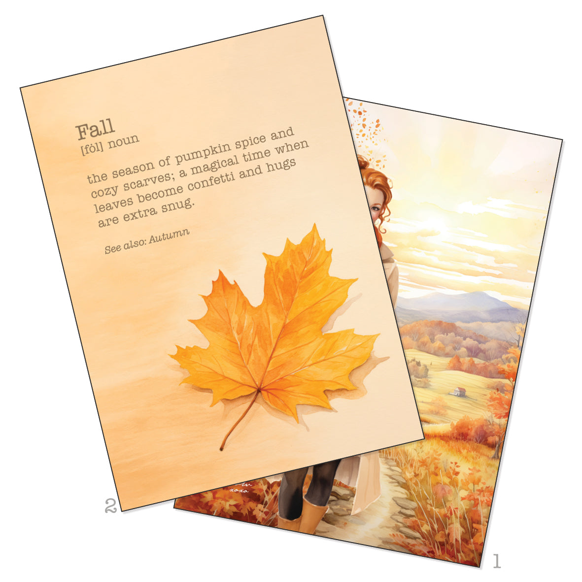 Farmhouse Fall Printable Art Card