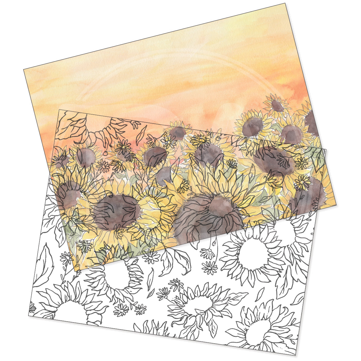 Sunflowers and Sunshine 2 additional paper pack