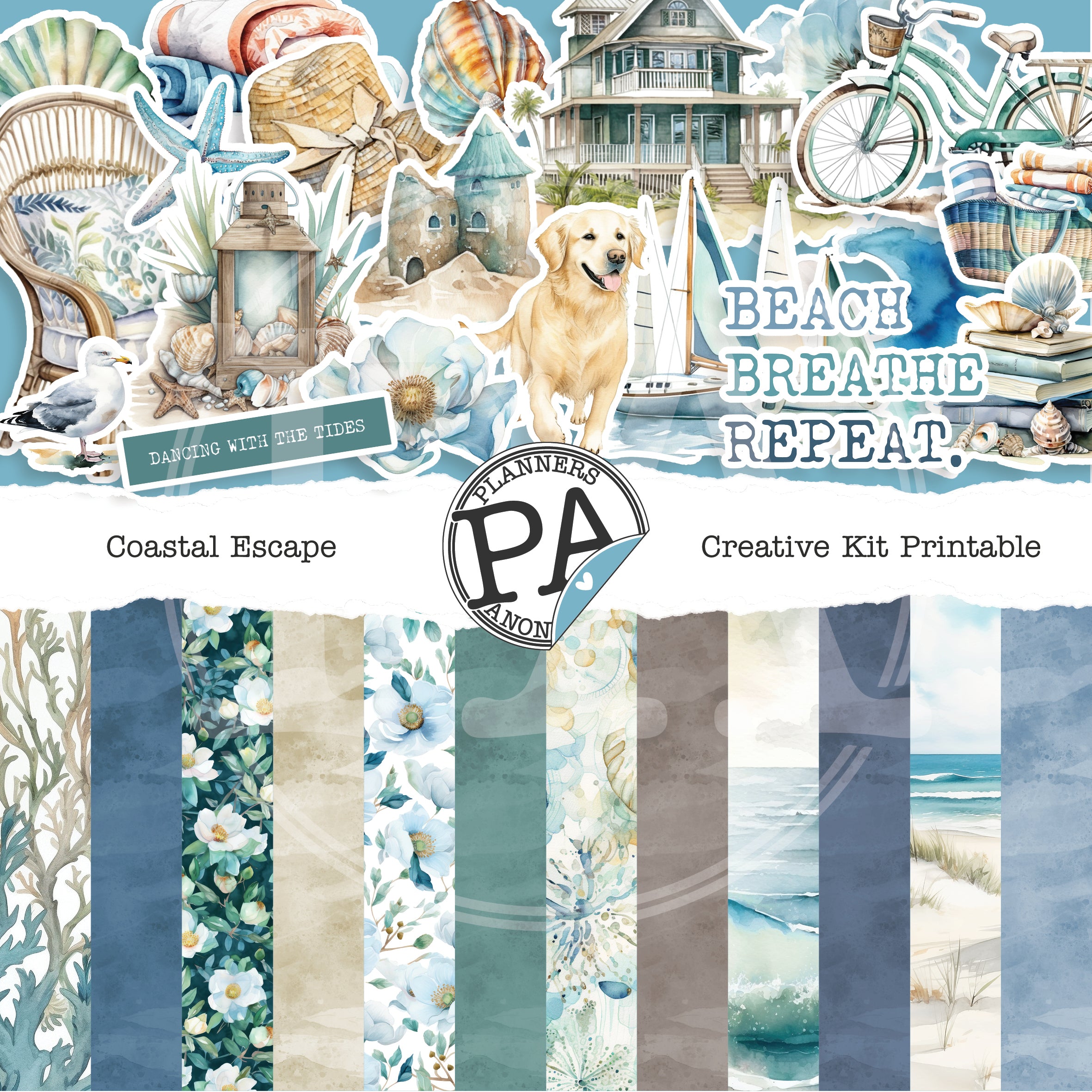 Coastal Escape Creative Kit