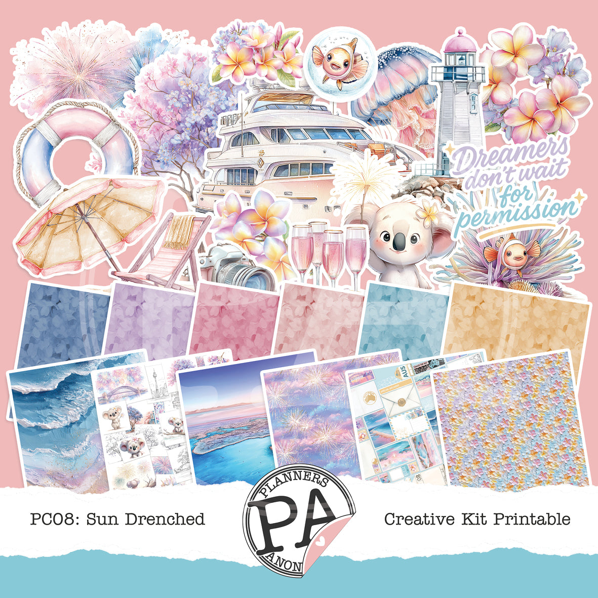 PC08: Sun Drenched Creative Kit