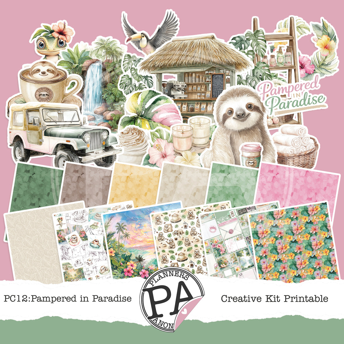 PC12: Pampered in Paradise Creative Kit