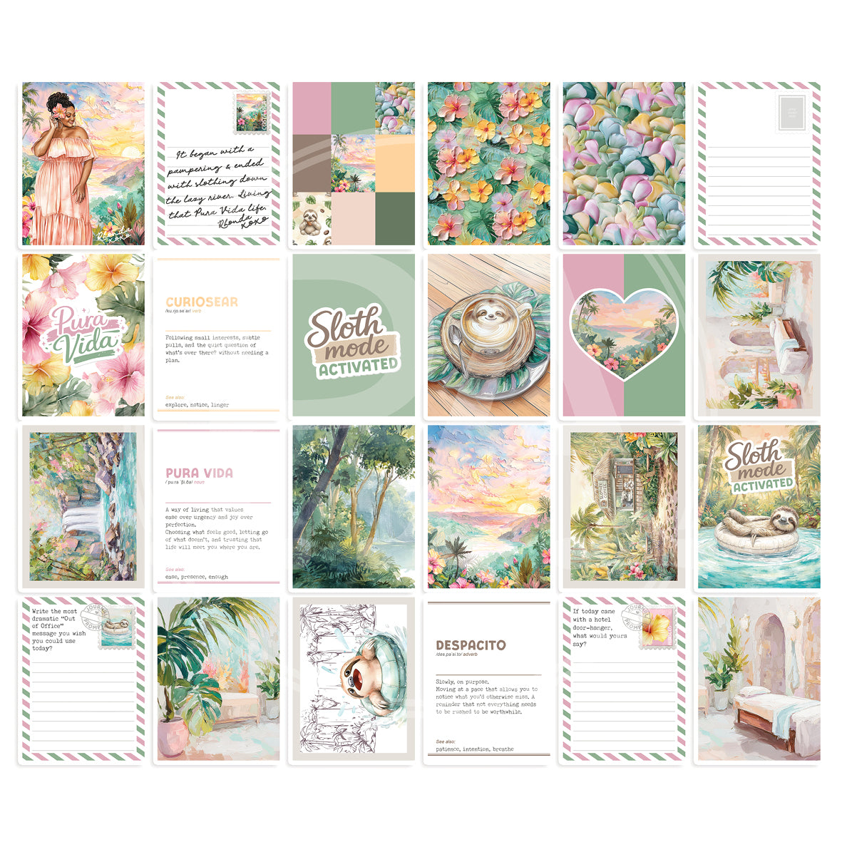 PC12: Pampered in Paradise Journal Card Printable