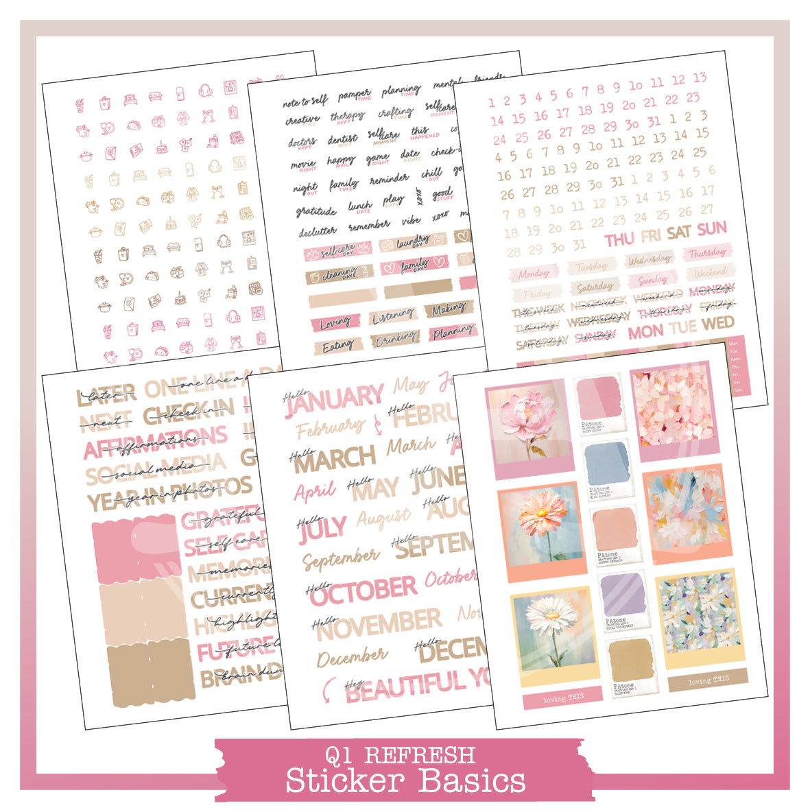 Chapters: Q1 Quarterly Refresh - Sticker set