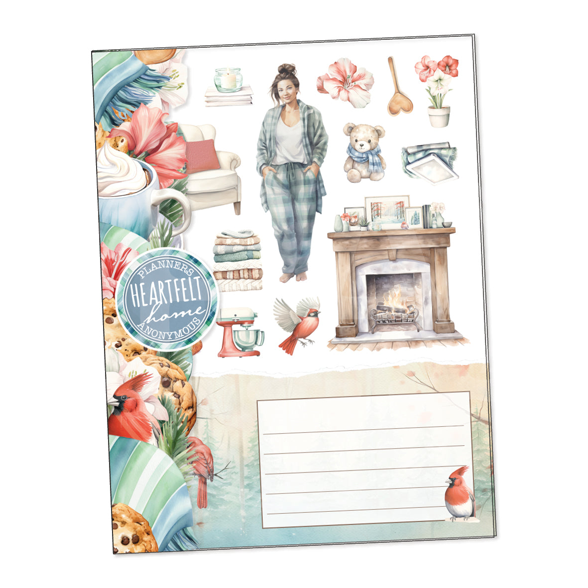 Heartfelt Home planner sticker book