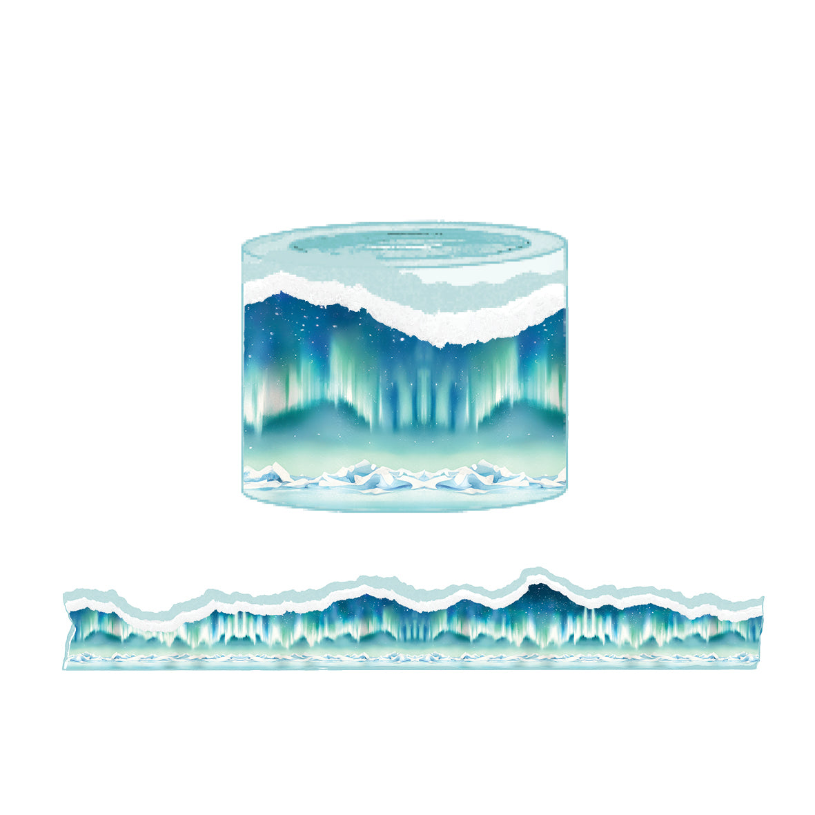 Arctic Adventures Torn Washi Tape