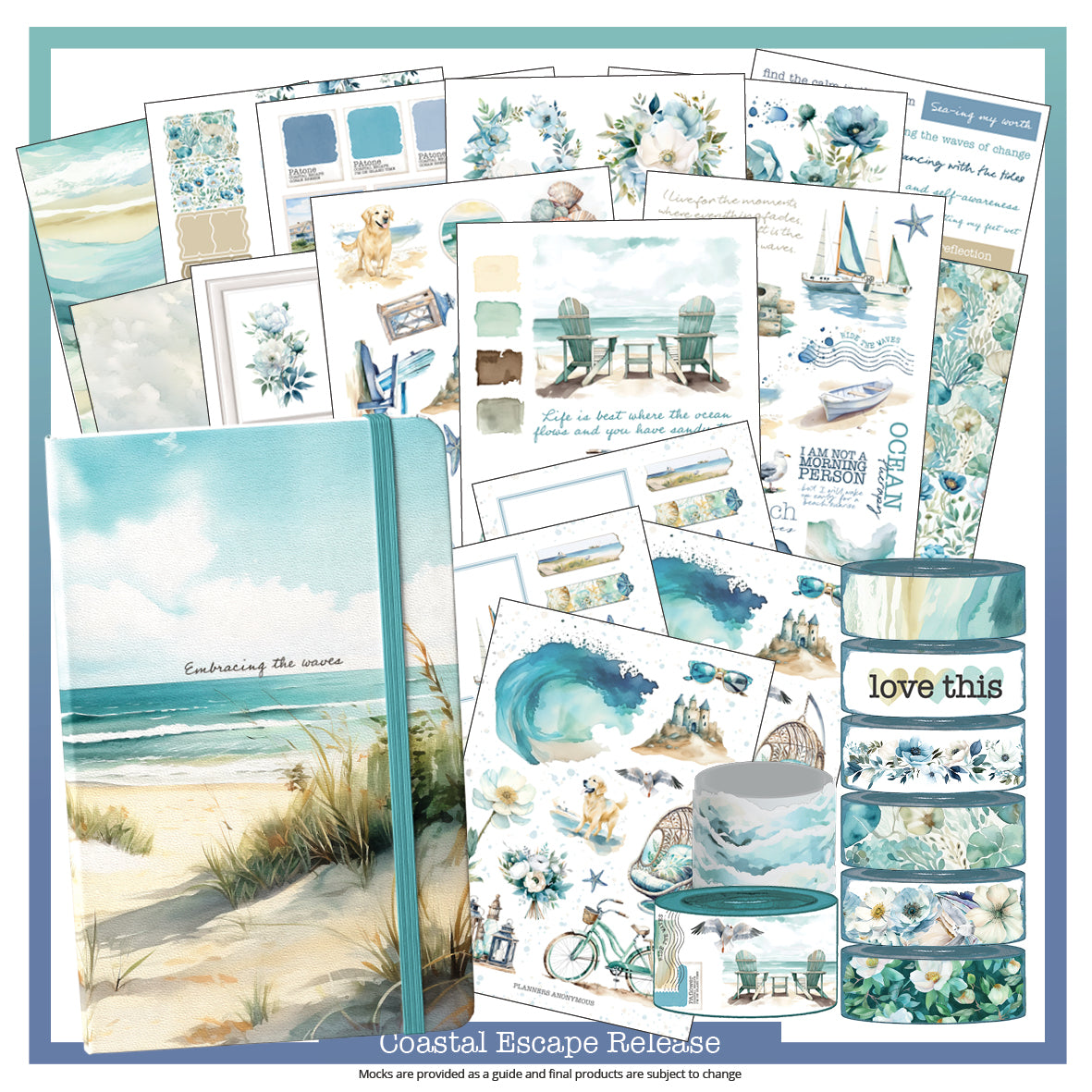 Coastal Escape Bujo Bundle