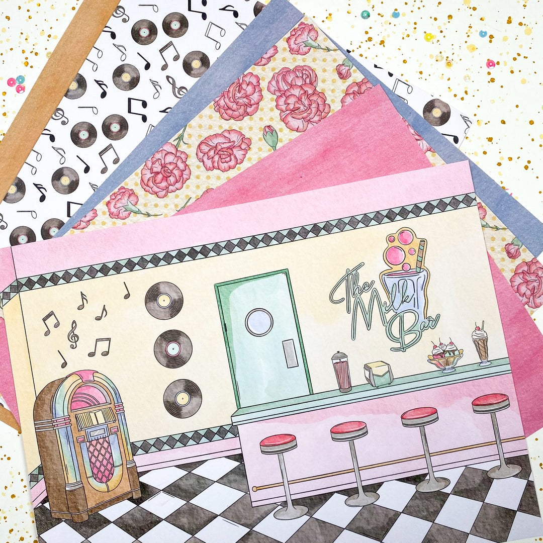 Milk Bar decorative papers - additional