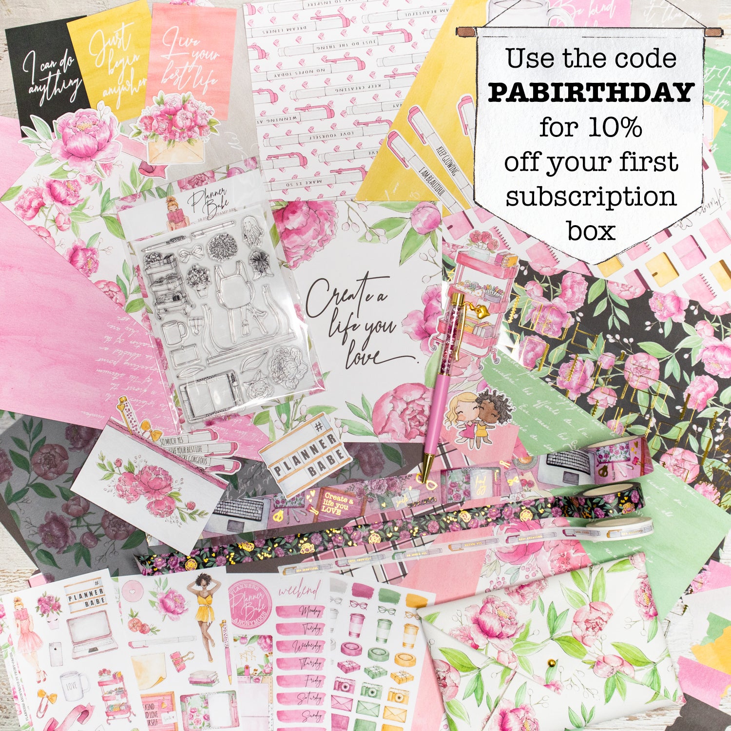 Planner Babe Art Dashboard Download