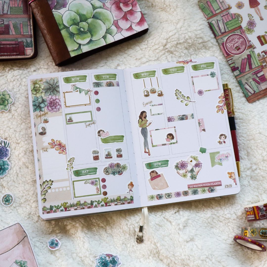 Book Lover 2 Planner Kit