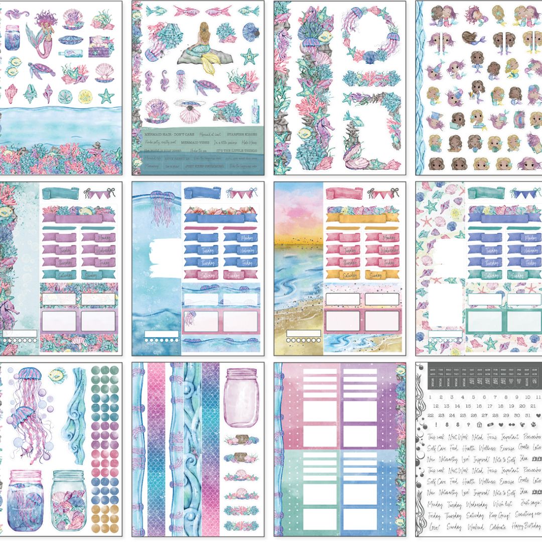 Mermaid Shores Sticker Book