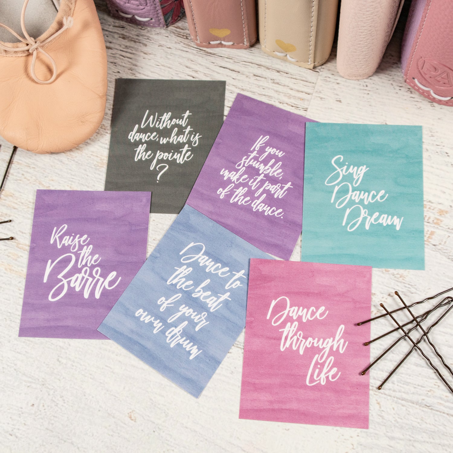 Peacock Ballet Quote Cards