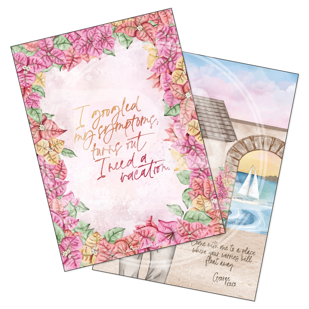Riviera Printable Art Card