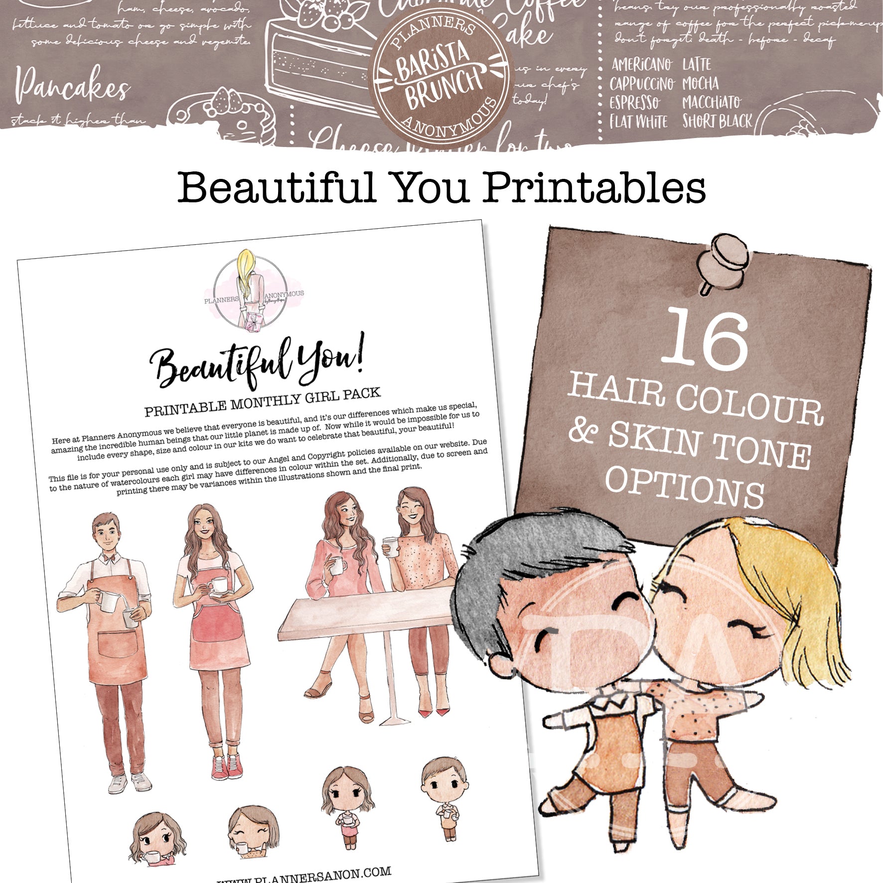 Barista Brunch Beautiful You Downloads