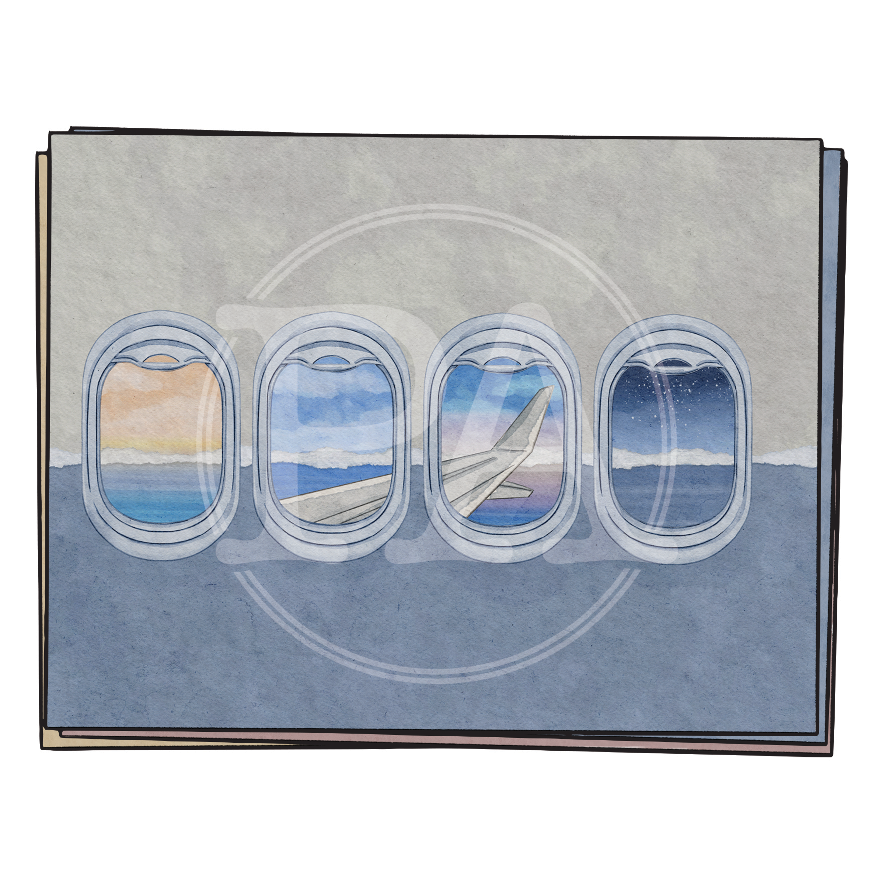 Bon Voyage decorative papers - additional