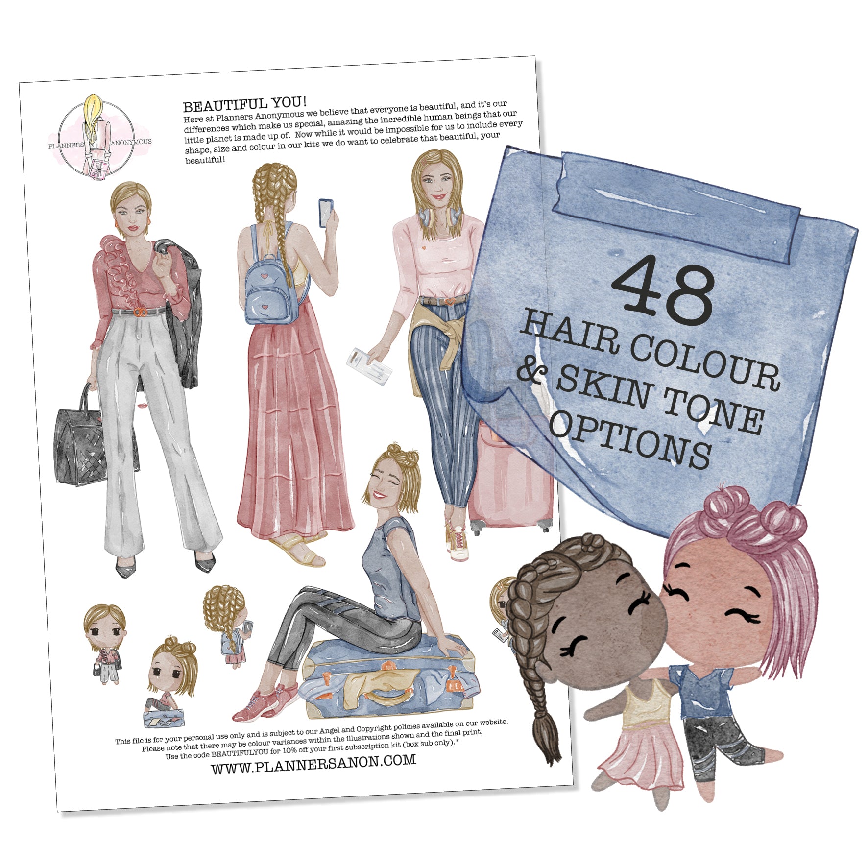 Bon Voyage Beautiful You Printable