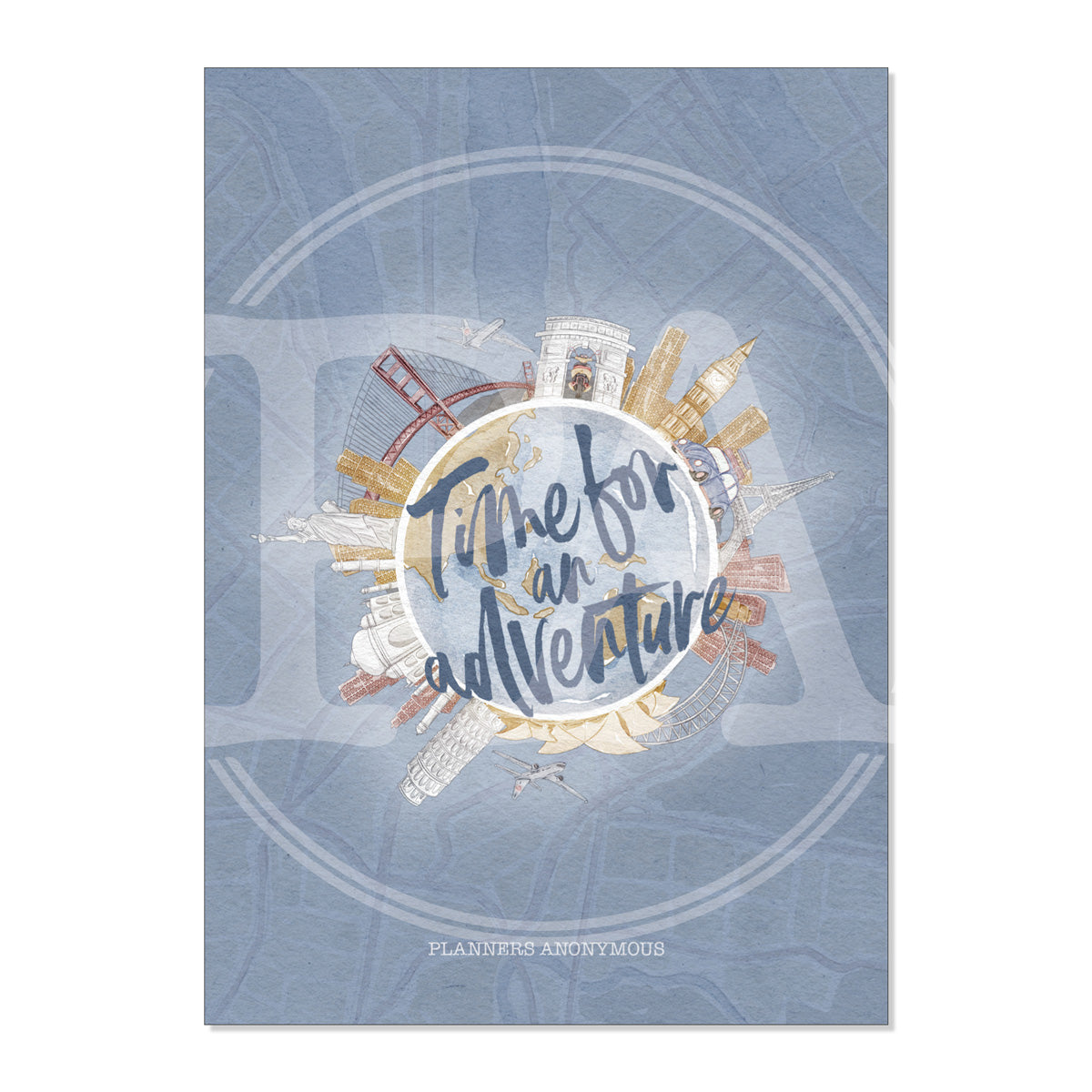 Bon Voyage Printable Art Card